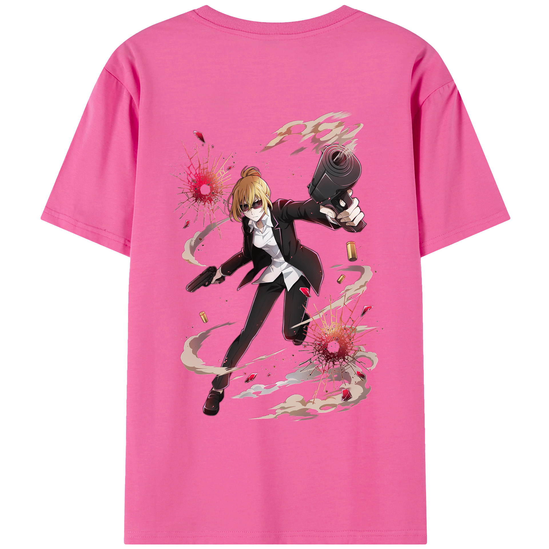 （画像用） 文豪ストレイドッグス Bungo Stray Dogs レディース半袖Tシャツ(バックプリント)